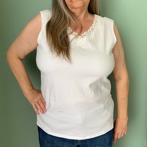 Womens White Stag Blouse